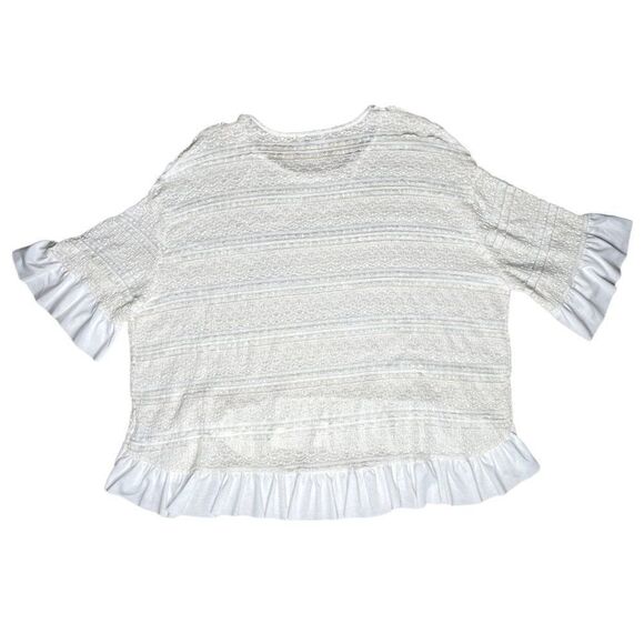 UMGEE Ruffle Sleeve Boho Ruffle Blouse - Picture 7 of 8